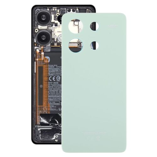 F�r Xiaomi Redmi Note 13 4G Akkudeckel Ersatzteil Reparatur Gr�n
