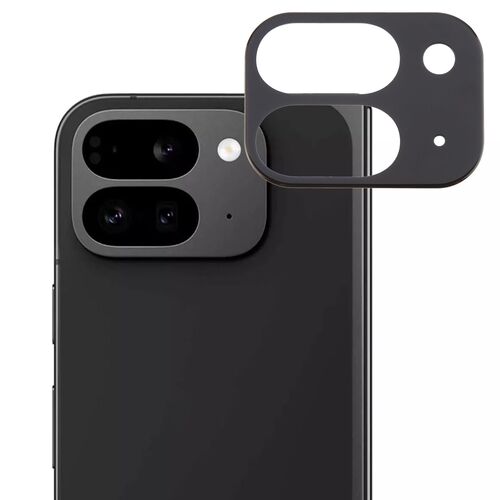 F�r Google Pixel 9 Pro Fold Premium Kamera Linsen Schutzglas Schwarz