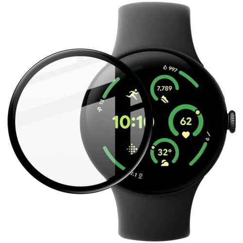F�r Google Pixel Watch 3 45mm Plexiglas HD Schutz Folie Transparent