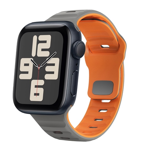 F�r verschiedene Smartwatches hochwertiges Silikon Design Wellenstruktur Armband 
