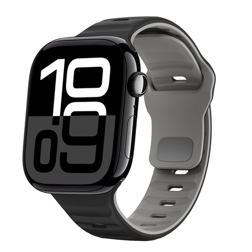 F�r Apple Watch Series 11 10 42mm / 9 8 7 41 / 6 SE 40mm Band Schwarz