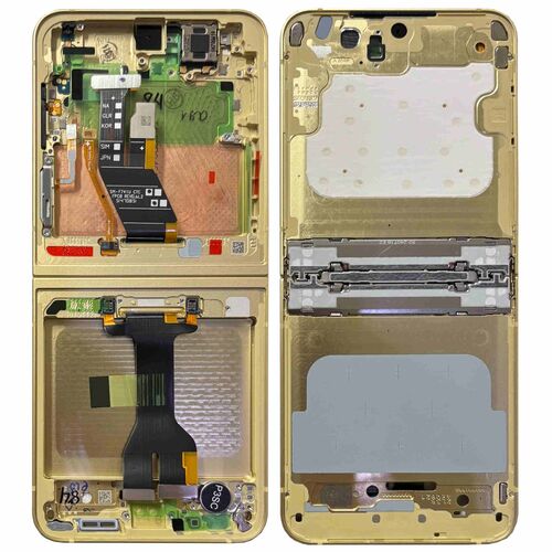 Samsung Display LCD Mittelrahmen f�r Galaxy Z Flip6 GH82-35016B Ersatzteil Yellow