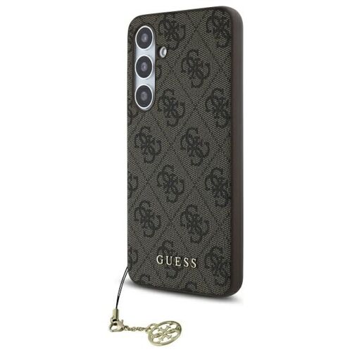 GUESS Samsung Galaxy S24 FE Hardcase 4G Charms Collection Braun