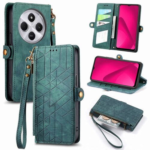 F�r Xiaomi Redmi 14C 4G Kunst Leder Book Tasche Schutz H�lle Case Etui