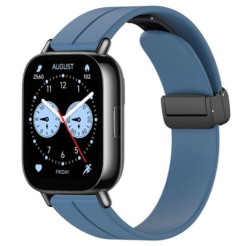 F�r Xiaomi Redmi Watch 5 Lite Silikon Magnetisches Armband Ersatz Blau