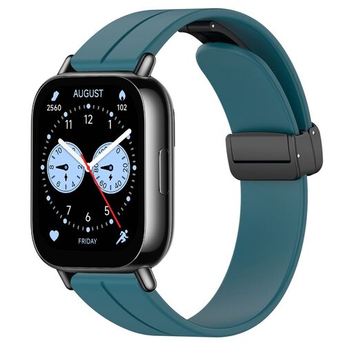 F�r Xiaomi Redmi Watch 5 Active Silikon Magnetisches Armband Gr�n