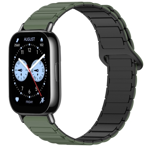 F�r Xiaomi Redmi Watch 5 Lite Two Color Magnetisches Armband D- Gr�n