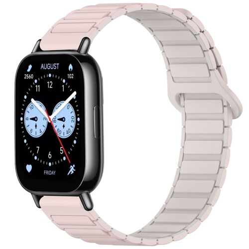 F�r verschiedene Smartwatches Two Color Silikon Magnetisches Ersatz Arm Band 