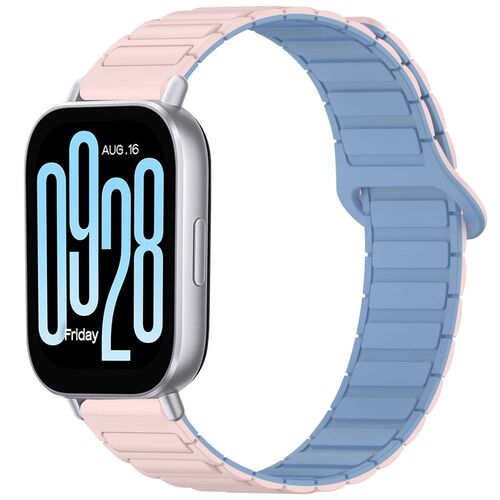 F�r Xiaomi Redmi Watch 5 Active Two Color Magnetisches Armband Rosa