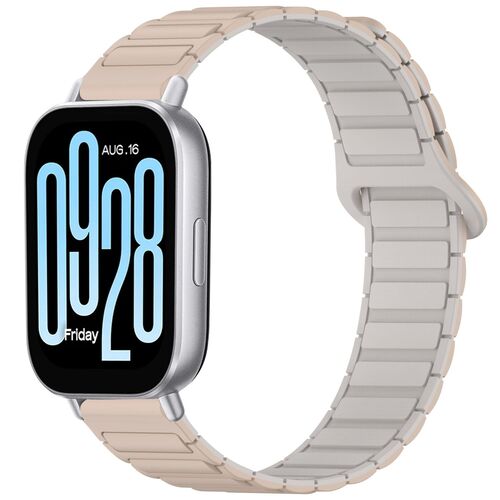 F�r Xiaomi Redmi Watch 5 Active Two Color Magnetisches Armband Braun