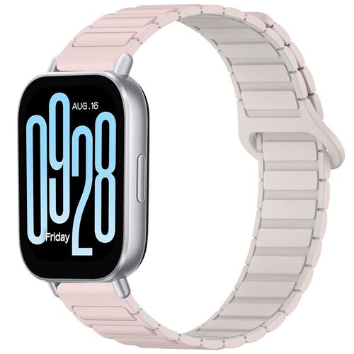 F�r Xiaomi Redmi Watch 5 Active Two Color Magnetisches Armband Pink