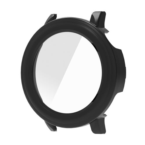 F�r Huawei Watch GT 5 Pro 42mm Kunststoff H�lle + H9 Hart Glas Schwarz