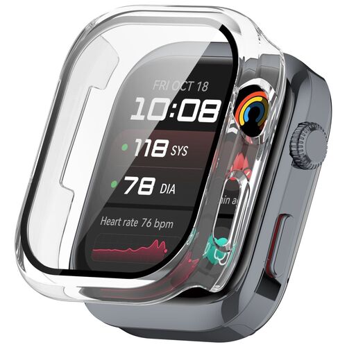 F�r Huawei Watch D2 Kunststoff Smart H�lle + H9 Hart Glas Transparent