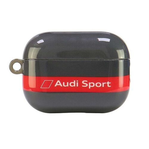 Audi Apple AirPods Pro 2 IML Sport Schutzh�lle Case Cover H�lle Grau
