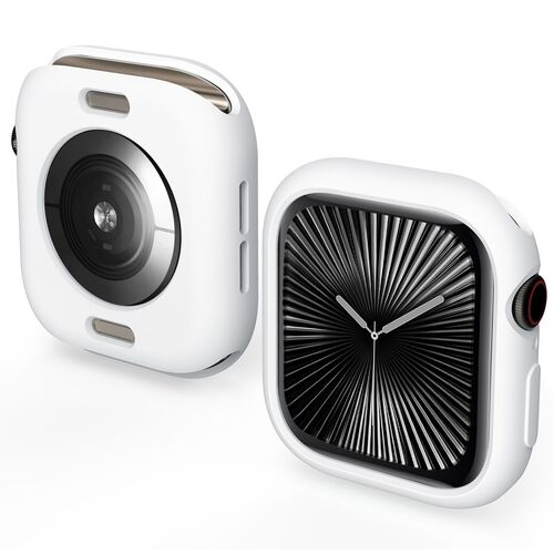 Fr Apple Watch Series 10 46mm Candy Design TPU Gehuse Hlle Wei