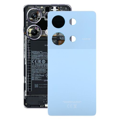F�r Xiaomi Poco M6 Pro 4G Akkudeckel Ersatzteil Blau
