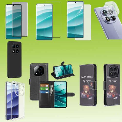 F�r Xiaomi Redmi Note 14 Pro 5G H�lle Tasche TPU Hart Glas Panzer Folie AUSWAHL