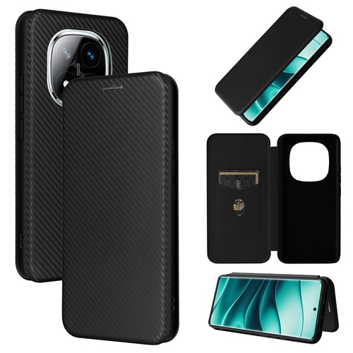 F�r Xiaomi Redmi Note 14 Pro 4G Carbon Faser Design Schutz H�lle Case