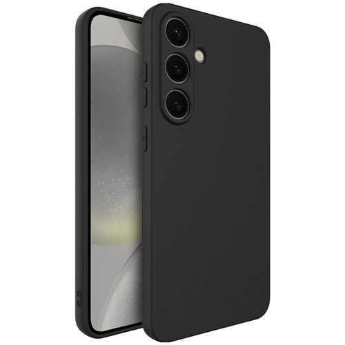 F�r Samsung Galaxy S25 Silikon TPU Schutz H�lle Cover d�nn Schwarz