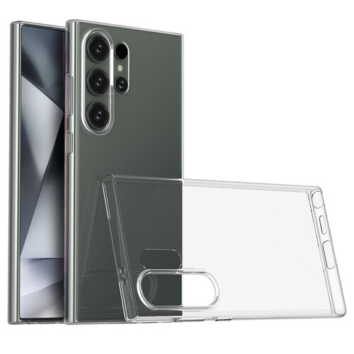 F�r Samsung Galaxy S25 Ultra Silikon TPU Schutz H�lle d�nn Transparent