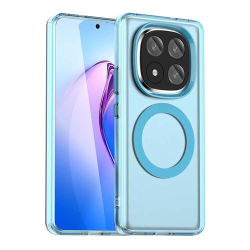 Fr Xiaomi Redmi Note 14 Pro Plus 5G Magsafe PC Hybrid TPU Hlle Blau