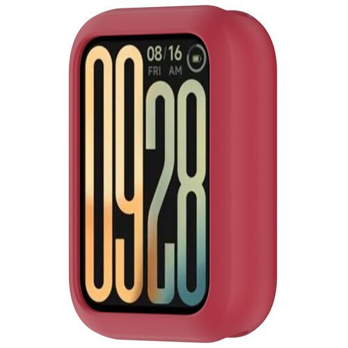 F�r Xiaomi Smart Band 9 Pro Silikon Watch Schutz Geh�use H�lle Rot