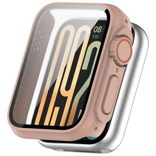 F�r Xiaomi Smart Band 9 Pro Kunststoff Watch PC H�lle + Schutz H9 Hart Glas 