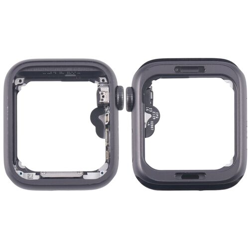 F�r Apple Watch SE 2020 40mm LTE Mittelrahmen mit Krone und Flexkabel Grau