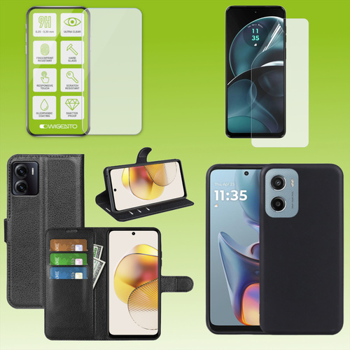 F�r Motorola Moto E15 / Moto G05 Silikon H�lle Tasche TPU H9 Hart Glas AUSWAHL