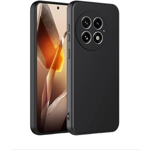 F�r OnePlus 13 Silikon TPU Schutz H�lle Cover Flexibel d�nn Schwarz