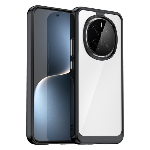 F�r Honor Magic 7 Colorful Series TPU Acryl Hybrid H�lle Case Schwarz