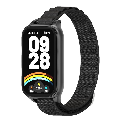 F�r Xiaomi Smart Band 9 Active / Redmi Band 3 Nylon Band Metallrahmen