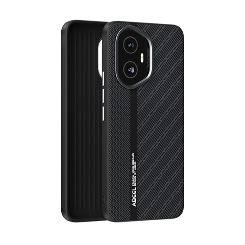 F�r Honor 300 MagSafe Design 6D Micro Relief Schutz H�lle Case Black