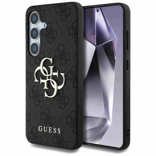 Guess Samsung Galaxy S25 Schutzh�lle Cover Big 4G Logo Classic Schwarz