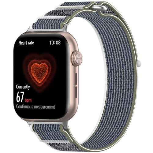 F�r Honor Watch 5 Elastisches Nylon Klettverschluss Arm Band Gr�n