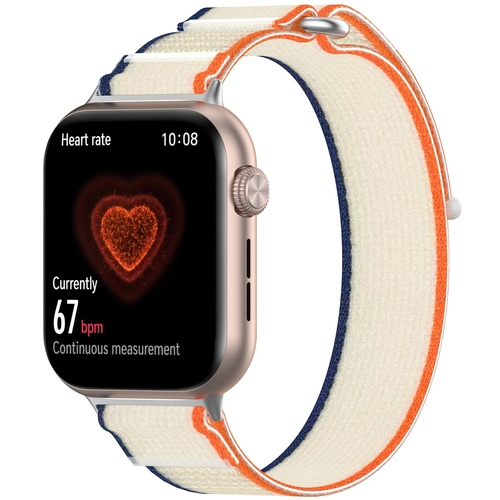 F�r Honor Watch 5 Nylon Elastisches Schnallen Klettverschluss Ersatz Armband 