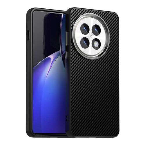 Fr OnePlus 13 Carbon Faser IMD Series Design Schutz Hlle Schwarz