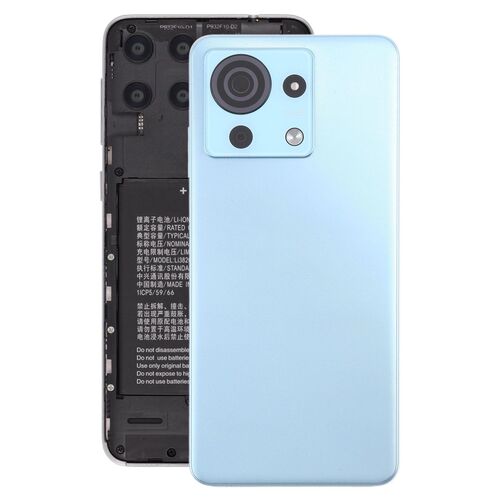 F�r ZTE Blade V50 Vita Akkudeckel mit Kameralinse Blau Reparatur Ersatzteil