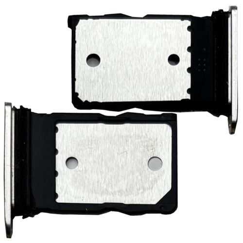 F�r Google Pixel 9 Pro XL SIM Kartenhalter Card Tray Ersatzteil Silber  
