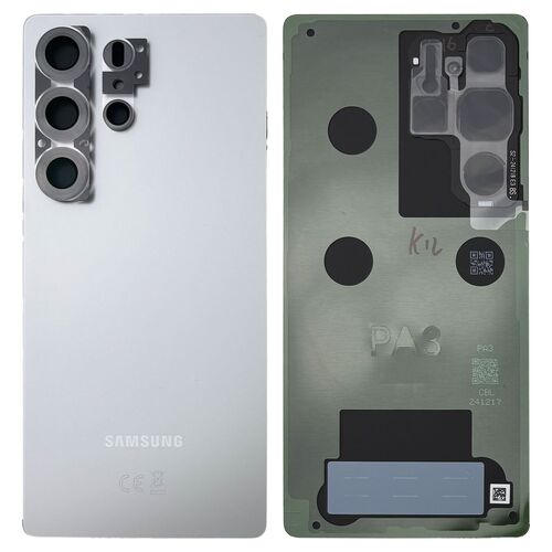 Samsung Akkudeckel f�r Galaxy S25 Ultra GH82-36353C Ersatz Titanium White Silver