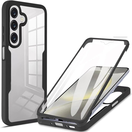 F�r Samsung Galaxy A56 / A36 Full 360 Acrylic Hybrid TPU H�lle Schwarz