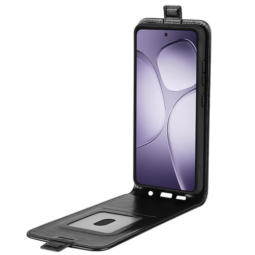 F�r Xiaomi 14T Pro Vertikale Flip Handy Schutz H�lle Tasche Schwarz