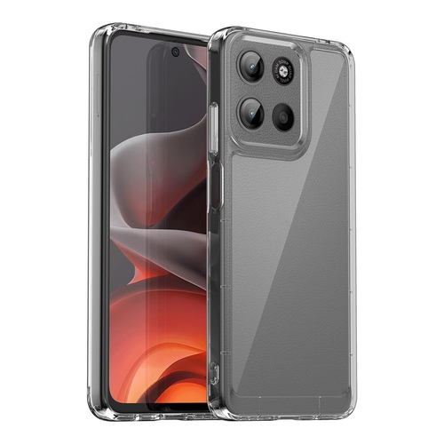 F�r Motorola Moto G15 Colorful Series TPU Hybrid H�lle Transparent