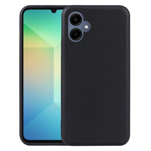 F�r Samsung Galaxy A06 5G Silikon TPU Schutz Handy H�lle Cover Schwarz