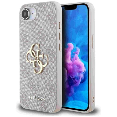 Guess Apple iPhone 16e 4G Big Logo Schutzh�lle Case Etui Rosa