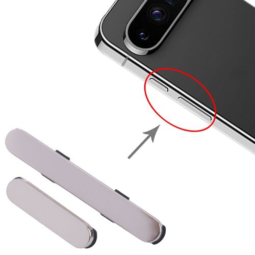 Fr Google Pixel 9 Pro Power Button und Lautstrketasten Ersatzteil Beige