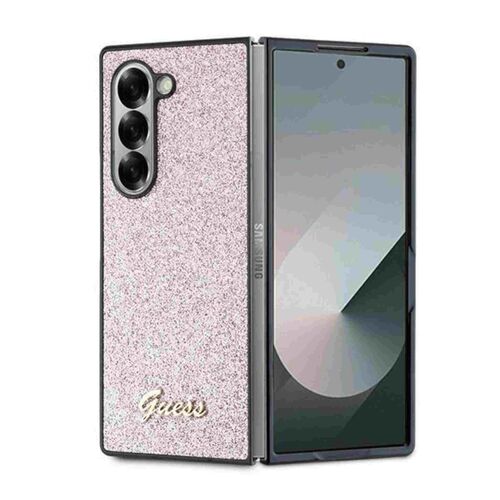 Guess Samsung Galaxy Z Fold6 Glitter Script Schutzhlle Case Etui