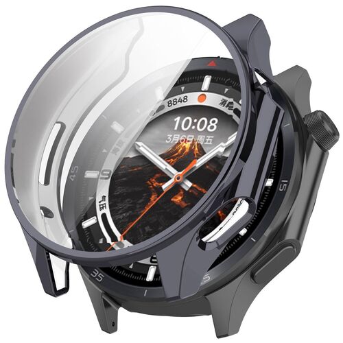 F�r OnePlus Watch 3 Electroplated Full Cover TPU Schutz H�lle Grau