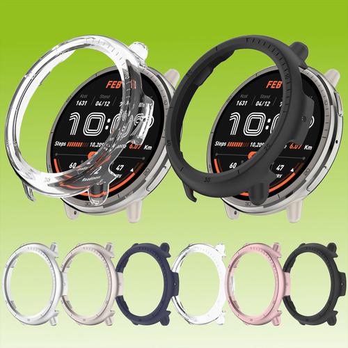 F�r Amazfit Active 2 Design Kunststoff PC Smart Watch Schutz Geh�use H�lle Case