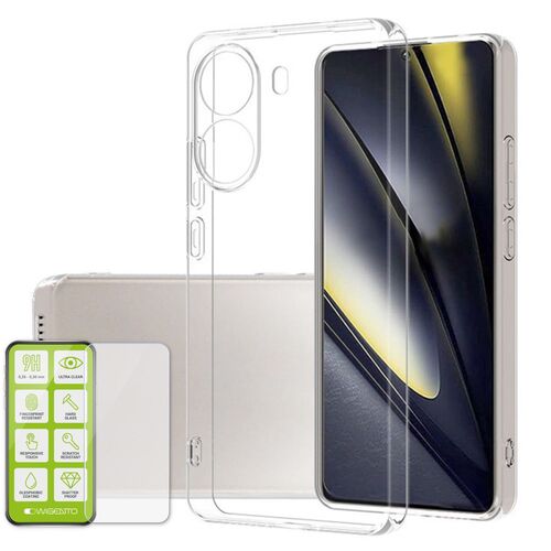 F�r Xiaomi Poco X7 Pro 5G / Redmi Turbo 4 Silikon Schutz H�lle TPU Glas AUSWAHL 